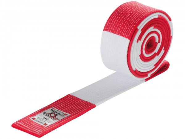 CINTURA 6 Dan Bianco Rossa