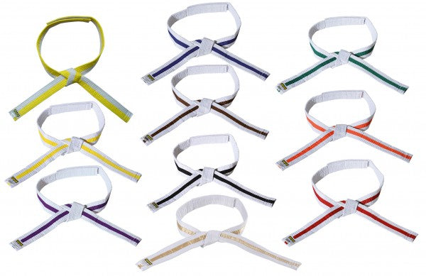 Zweifarbiger Kinder-Gürtel mit Klettverschluss