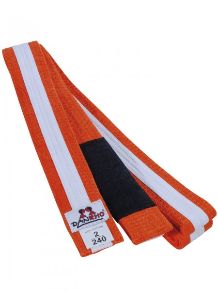 Cinturón Infantil de Jiu Jitsu Brasileño Bicolor