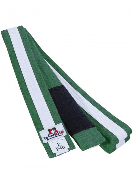 Cinturón Infantil de Jiu Jitsu Brasileño Bicolor