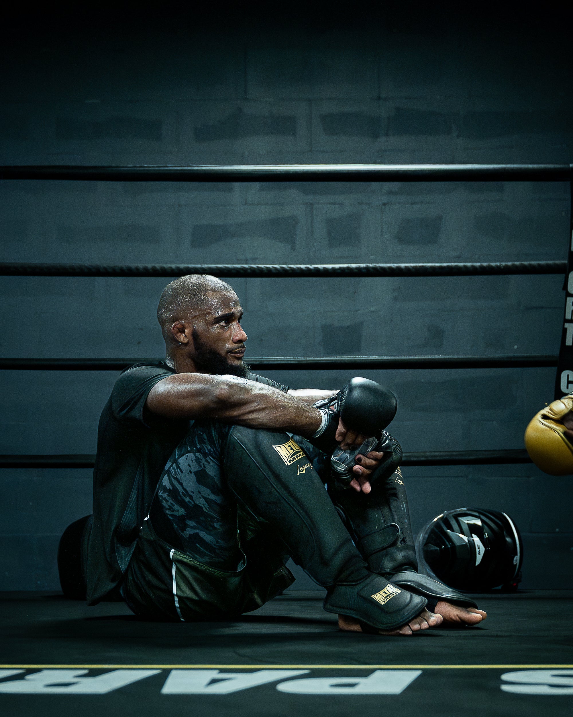 Protège-tibia et pied Muay Thai Legacy Metal Boxe
