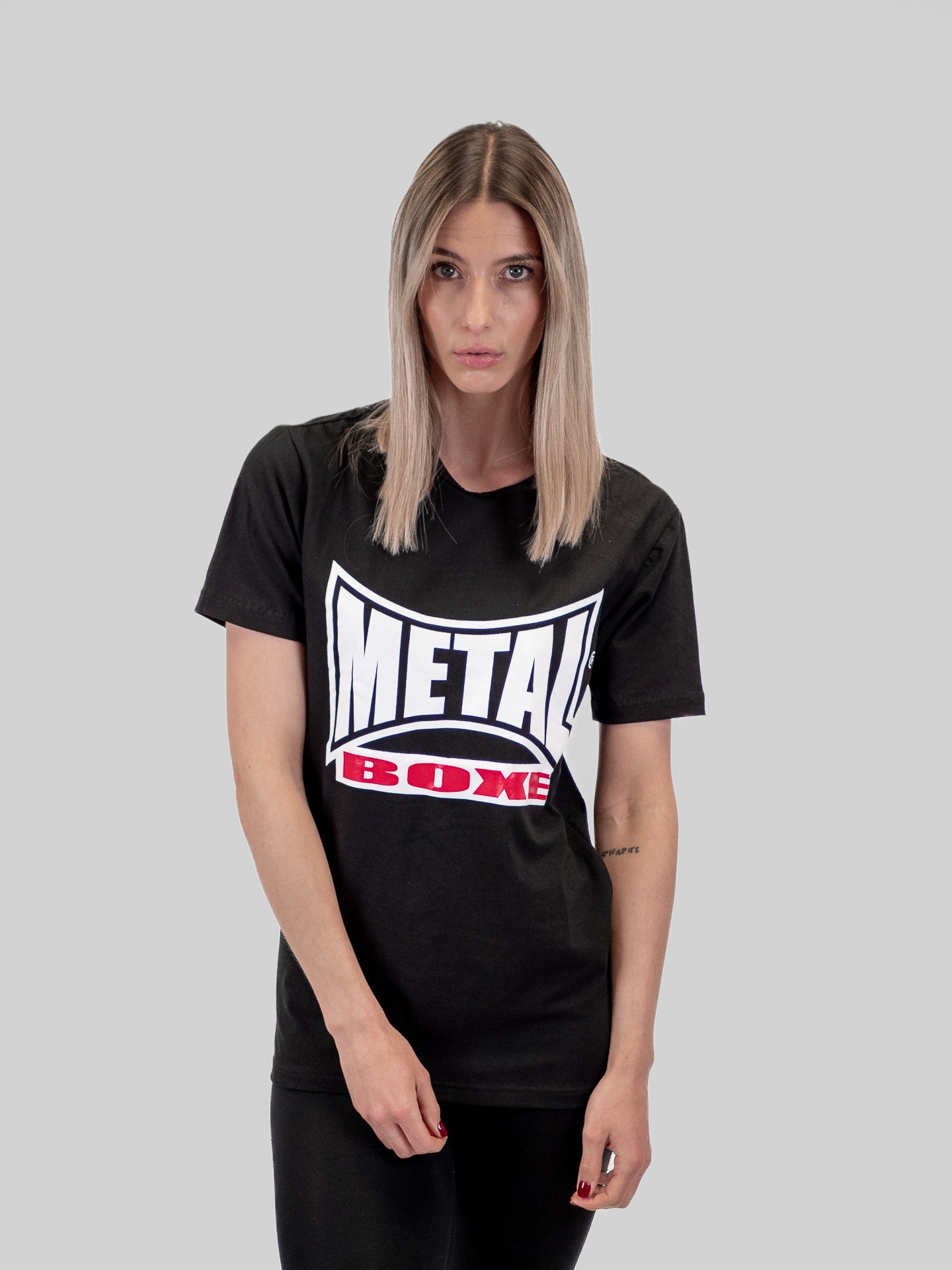 Camiseta Mujer Visual Boxe Metal Boxe