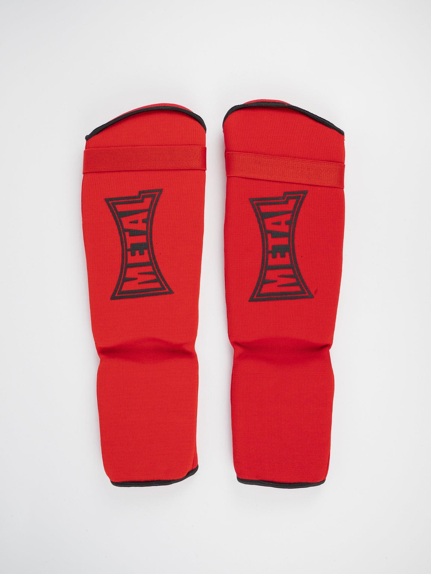 Protège-tibia avec protège-pied en chaussette Metal Boxe en coton