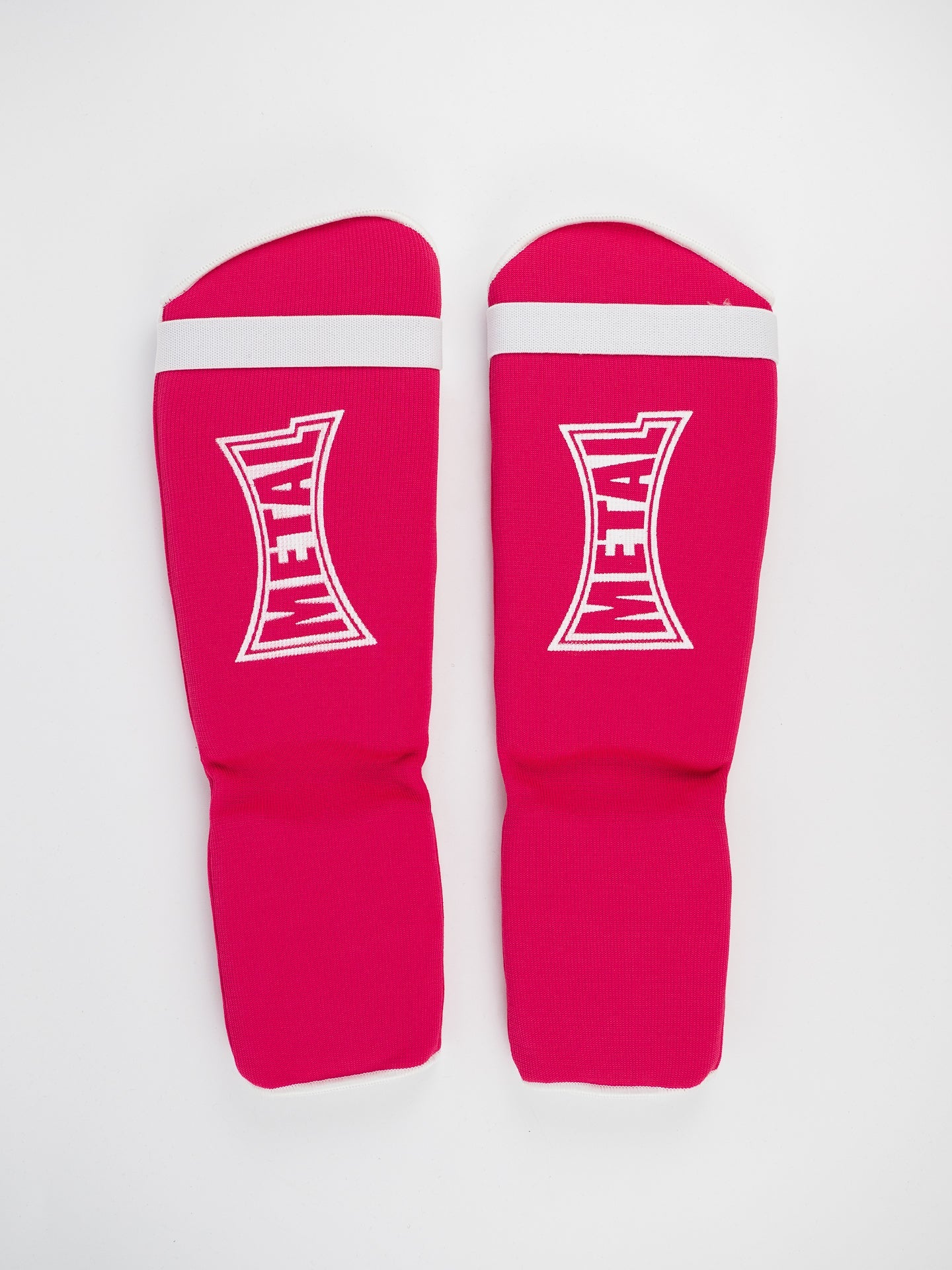 Protège-tibia avec protège-pied en chaussette Metal Boxe en coton