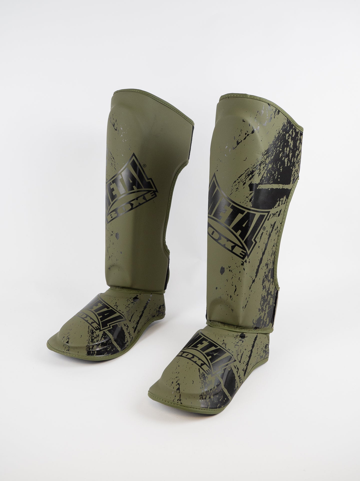 Protège-tibia avec protège-pied Muay Thai Metal Boxe Blade