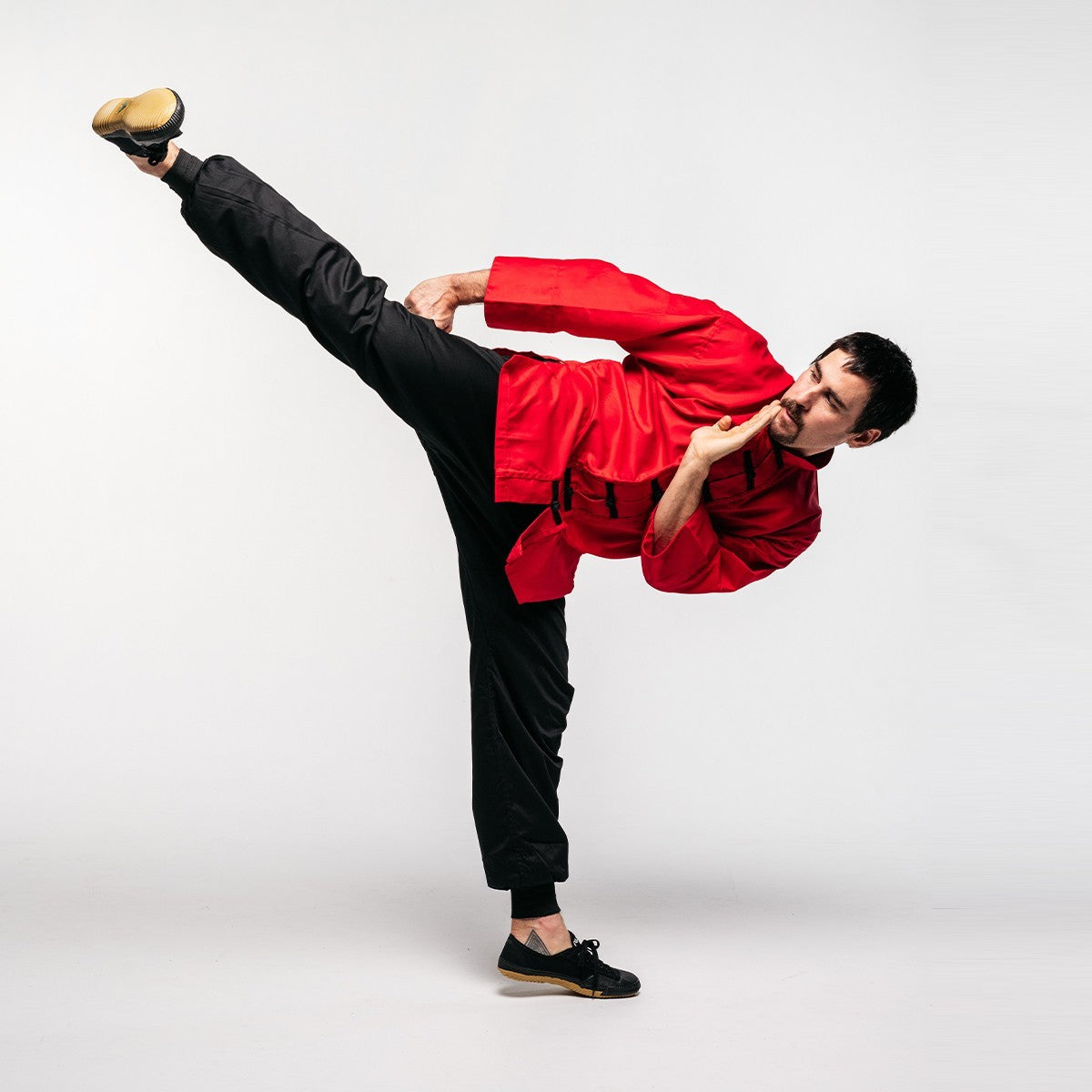 Pantaloni Elastico Caviglie e Vita Karate Kung Fu