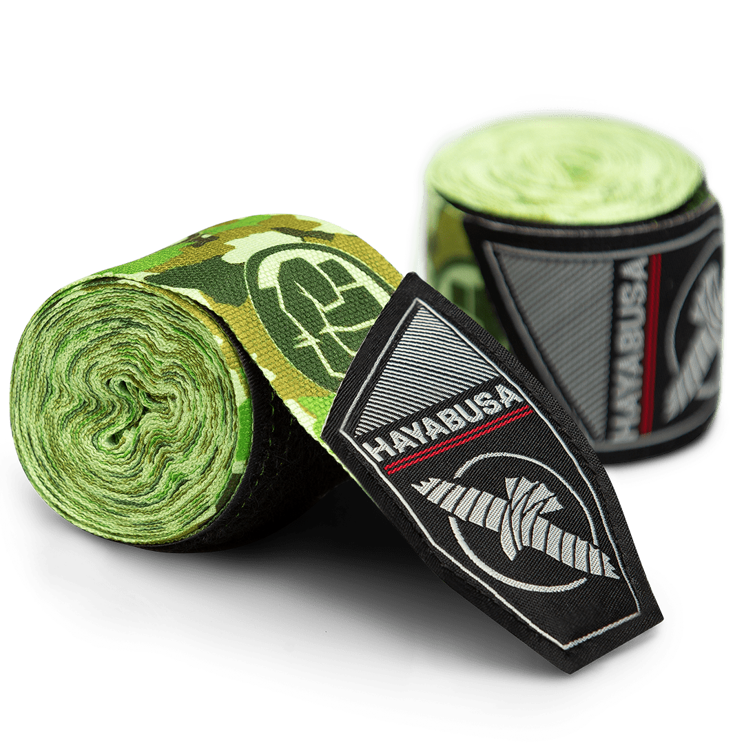 Par de bandagens enroladas Hayabusa Marvel Hero Elite Hulk com gráfico de punho verde