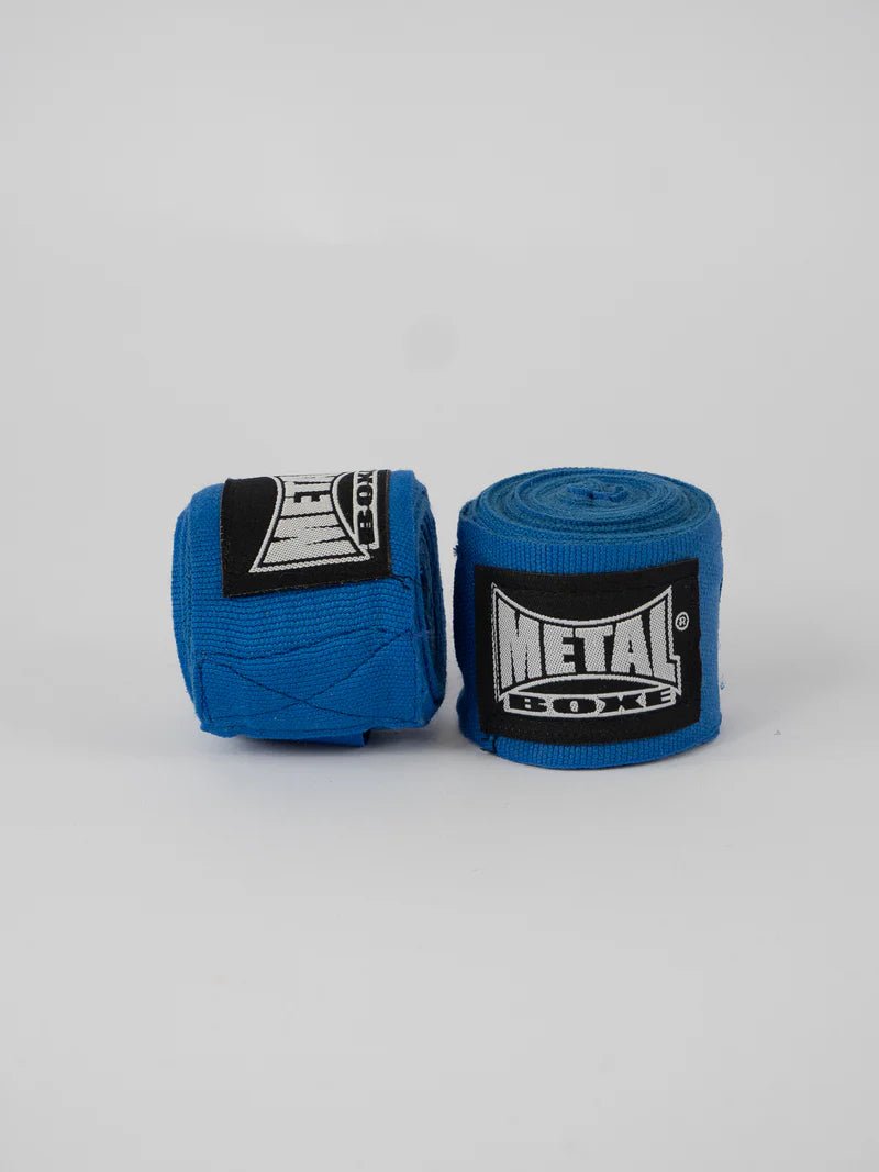 Benzi metalice de protectie pentru maini Boxing 2,5 metri, culoare albastra