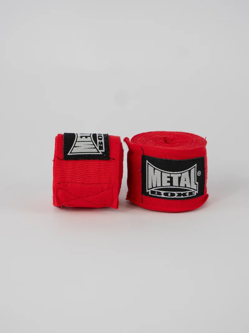 Bandas de boxe Metal Boxe 2,5 metros cor vermelha