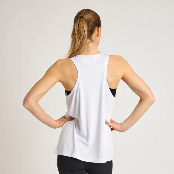 Camiseta sin mangas para mujer con logo Leone
