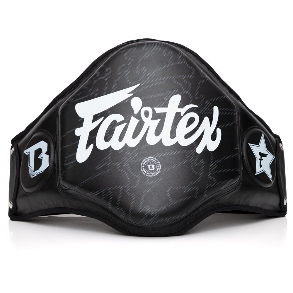 FXB Fairtex černý ochranný pás pro instruktory se zesílenými terči
