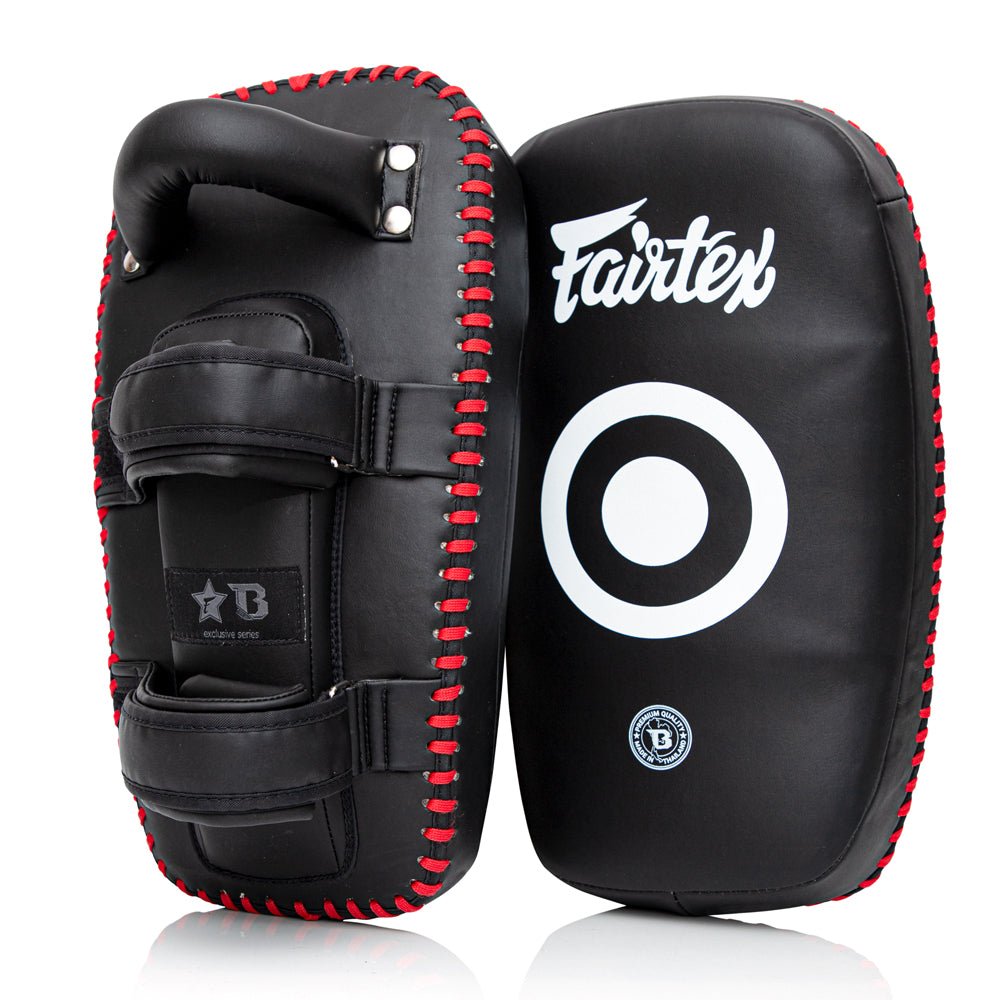 Sepasang Bantalan Tendangan FXB Fairtex yang ringkas untuk Muay Thai dan Kickboxing