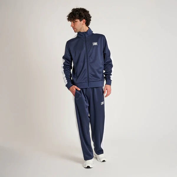 Set trening tehnic Leone pentru bărbați cu jachetă cu gât înalt și pantaloni sport
