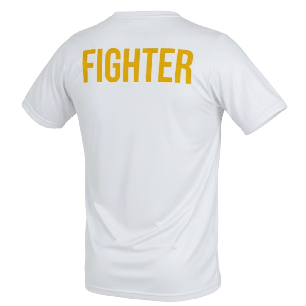 Kemeja teknis Muay Thai Booster AeroDry putih