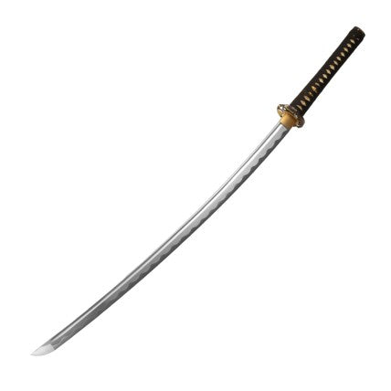 Katana in Acciaio Maru Nera da Allenamento