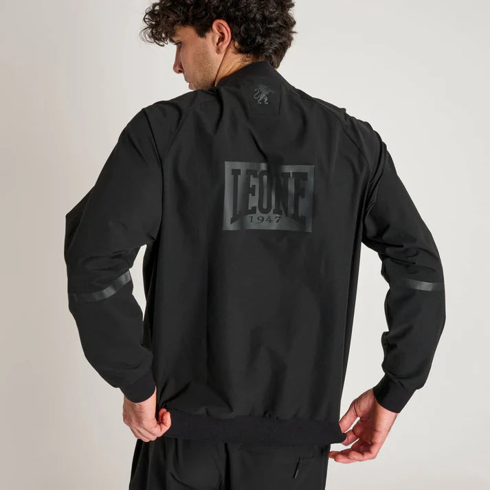 Leone Black Lion Lightweight Technical Sweatshirt with Zip