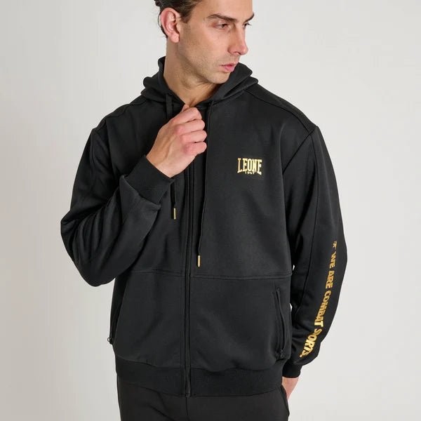 Bluza techniczna Leone 1947 DNA line z czarnym kapturem