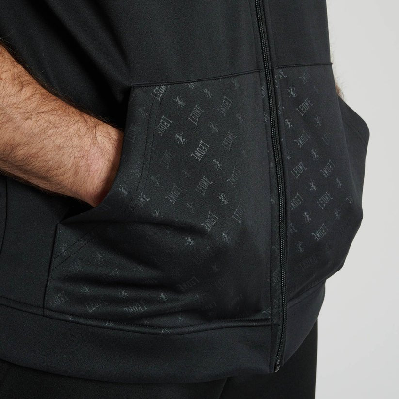 Felpa Leone Smanicata con Zip DNA - Fight Club Store