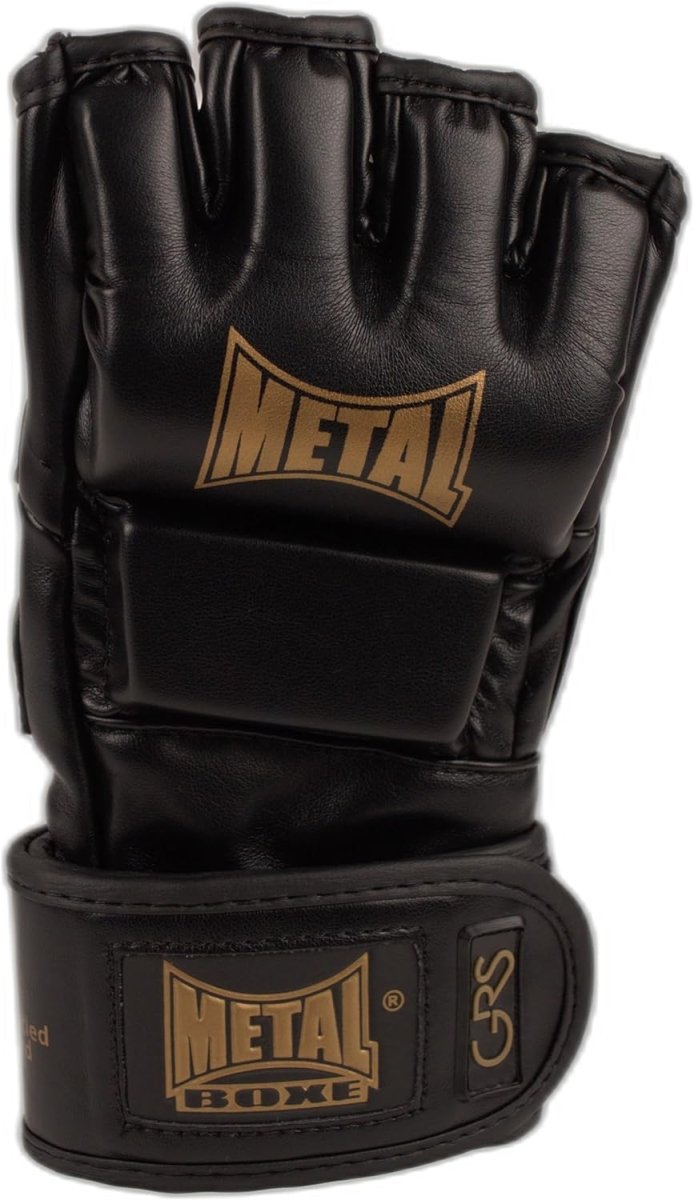 Vorderansicht MMA GRS Metal Boxhandschuhe, recycelte Materialien und Kento-Schutz