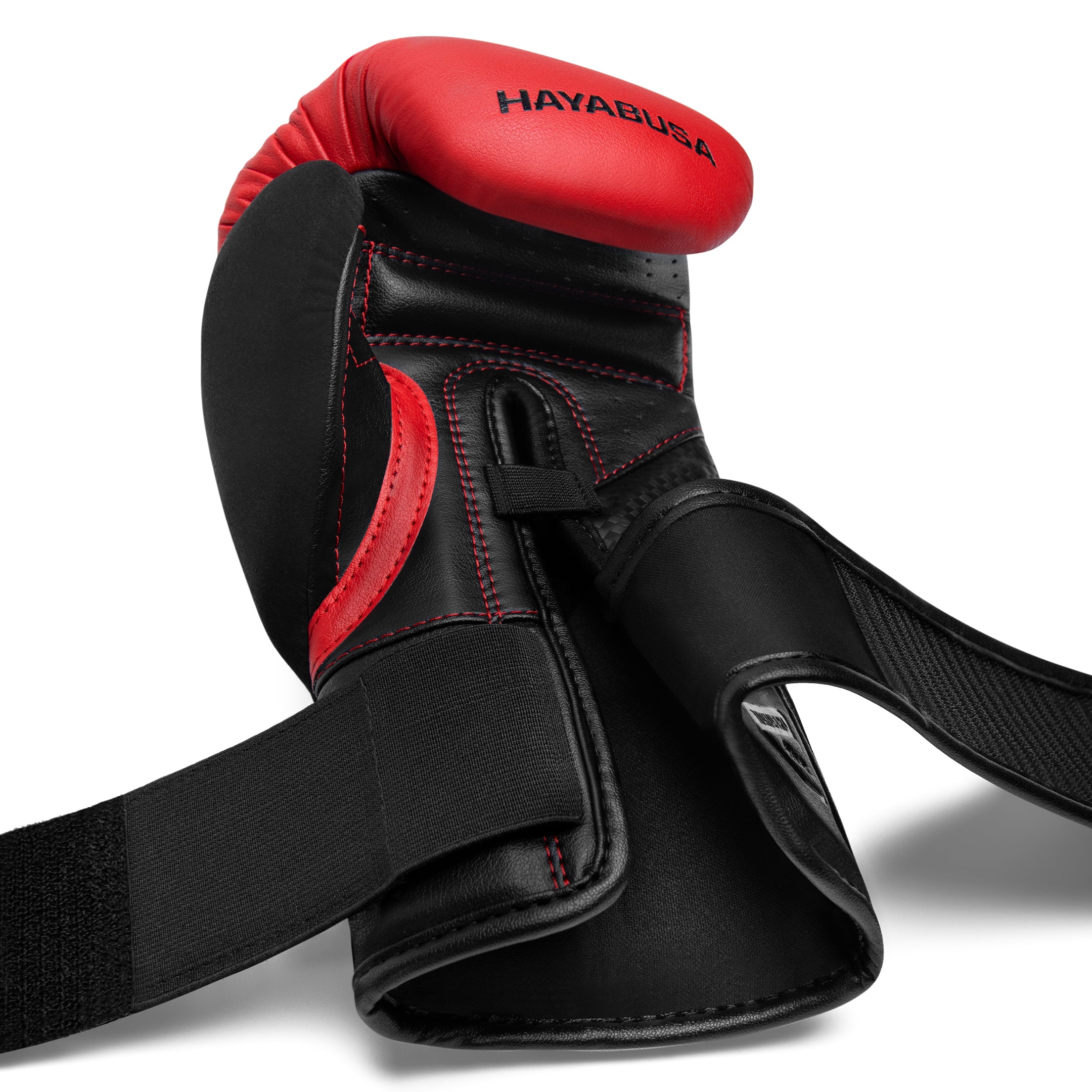 Chiusura Dual-X regolabile dei guantoni rosso/nero per un supporto del polso ottimale