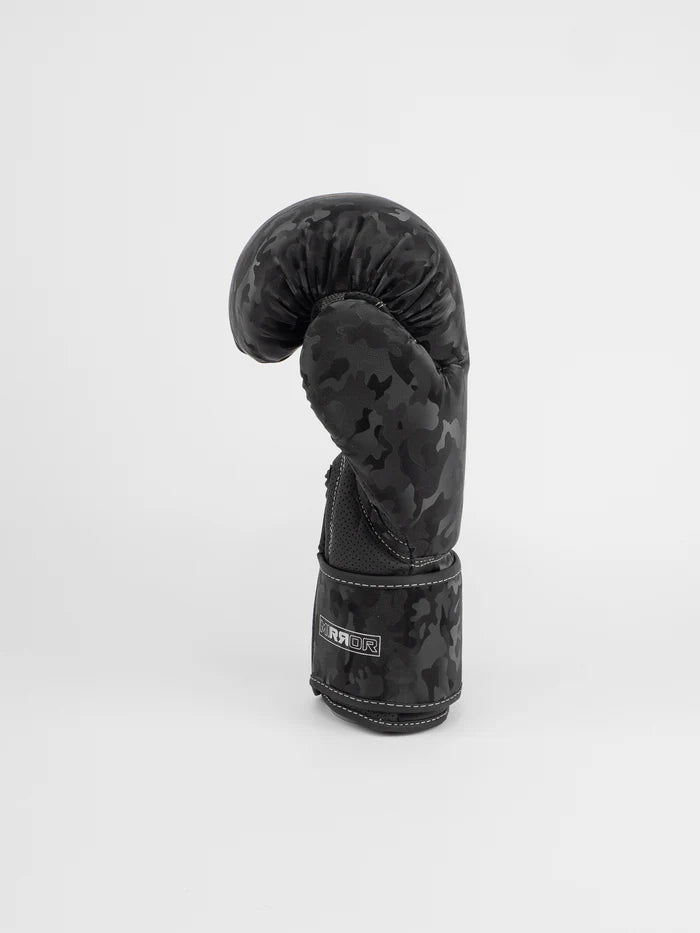 Vista laterale guantoni Metal Boxe Mirror, dettaglio della chiusura velcro e supporto polso