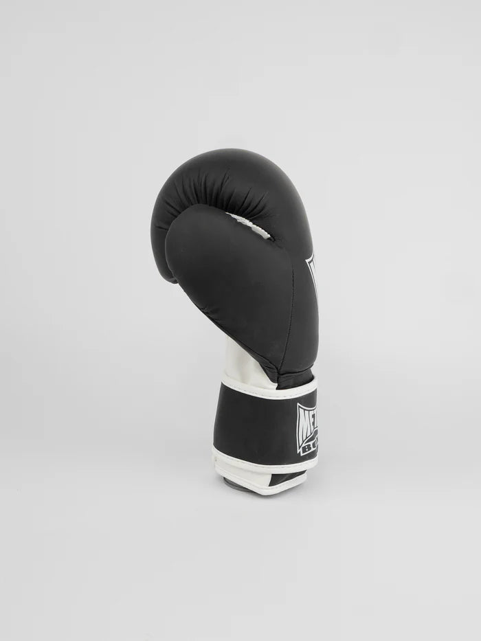 Vista laterale guantoni Metal Boxe MB200 nero, schiuma iniettata protettiva