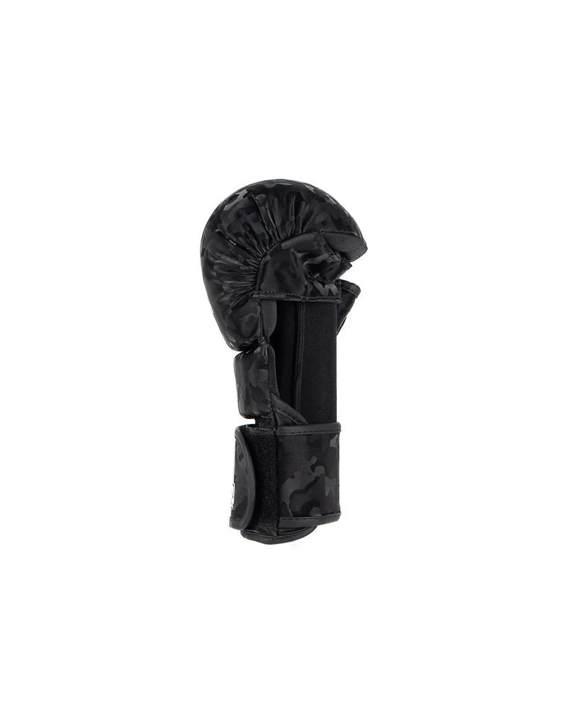 Vista laterale guanti MMA The Shell mirror schiuma iniettata per assorbimento urti
