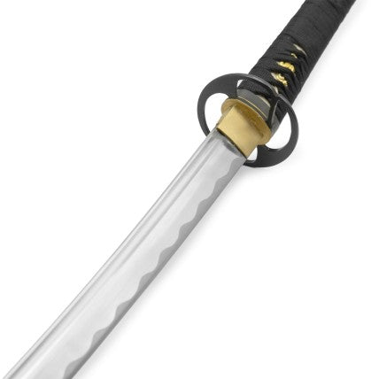 Katana Hagane Maru in Acciaio Forgiato Nera da Allenamento
