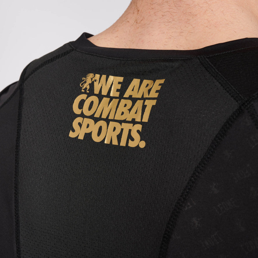 Maglietta smanicata Leone DNA Nero Oro