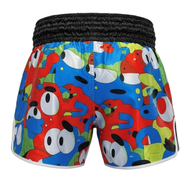 Junior B LEGEND Muay-Thai-Shorts im Comic-Stil für Jungen.