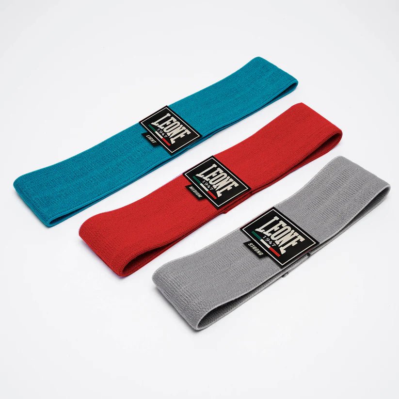 Set 3 Bande Elastiche Leone 1947 | Resistance Bands Gambe e Glutei - Fight Club Store