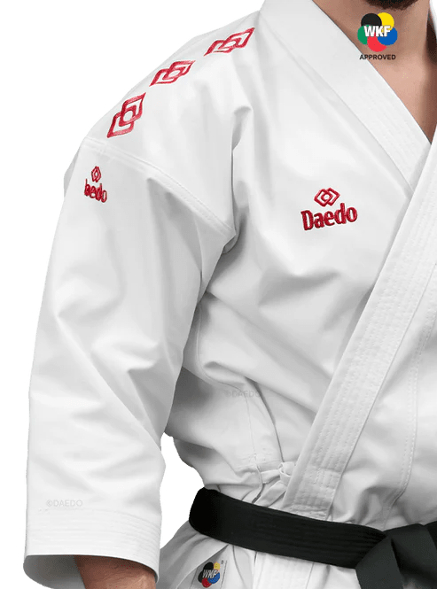 Detail jalan pintas khusus untuk kata karategi Liga Premier Daedo profesional.