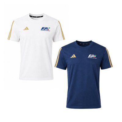 T-shirt in Cotone Adidas Essential Three Stripes FPI