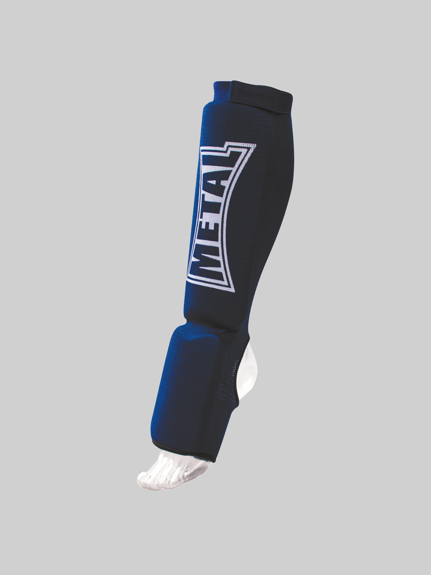 Protège-tibia avec protège-pied en chaussette Metal Boxe en coton
