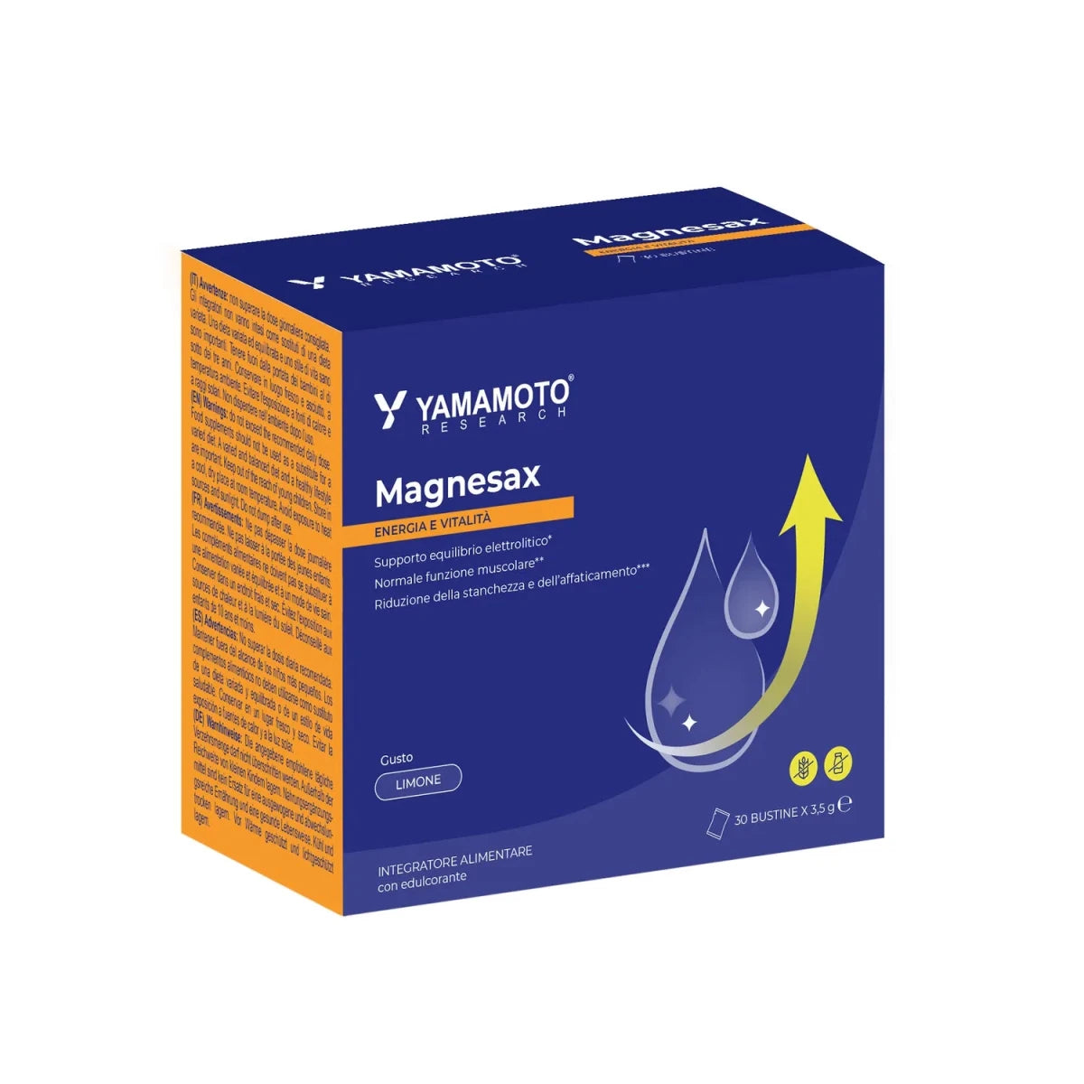 Paket suplemen magnesium bisglisinat rasa lemon Yamamoto Research Magnesax