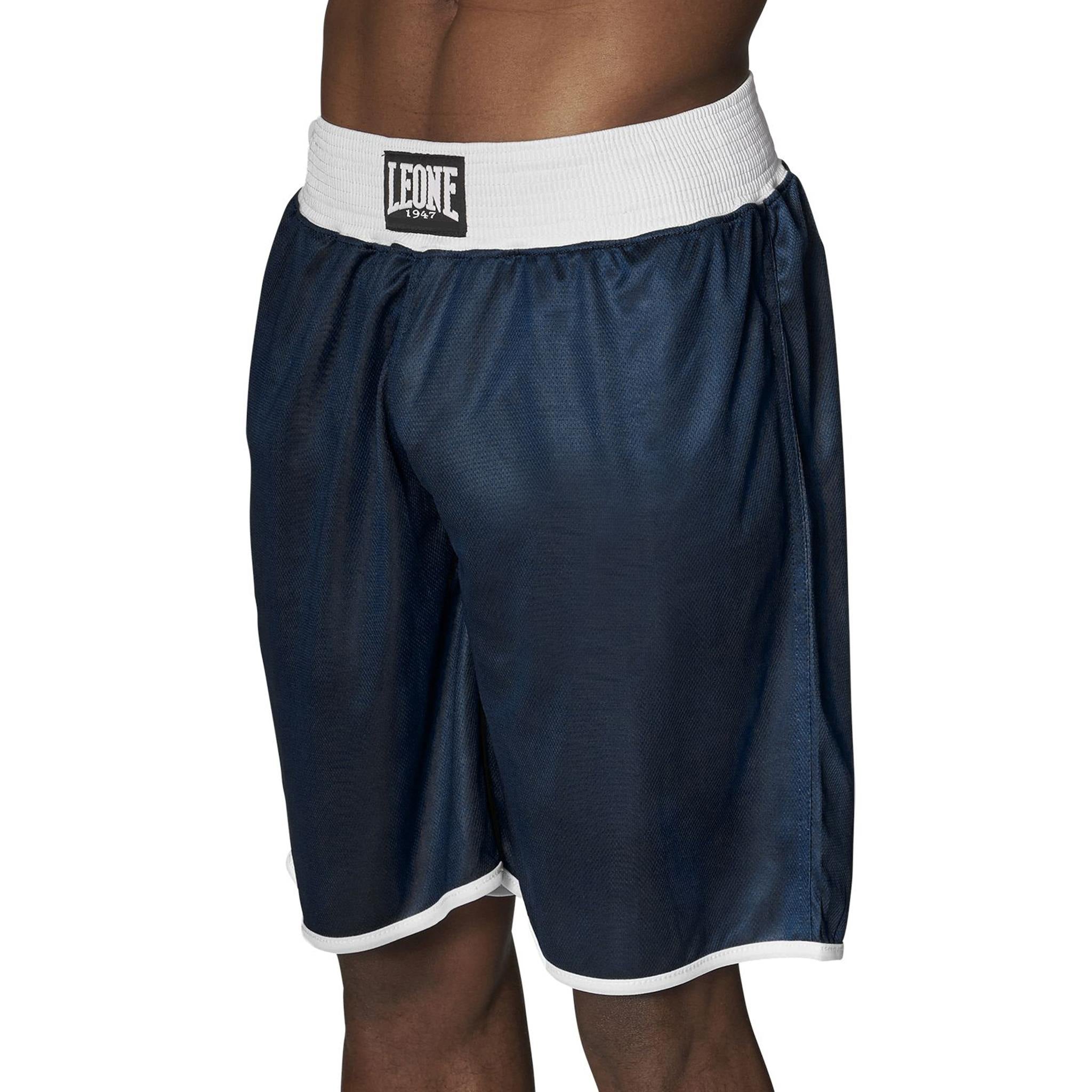 Pantaloncini Boxe Leone Double Reversibili Rossi Blu