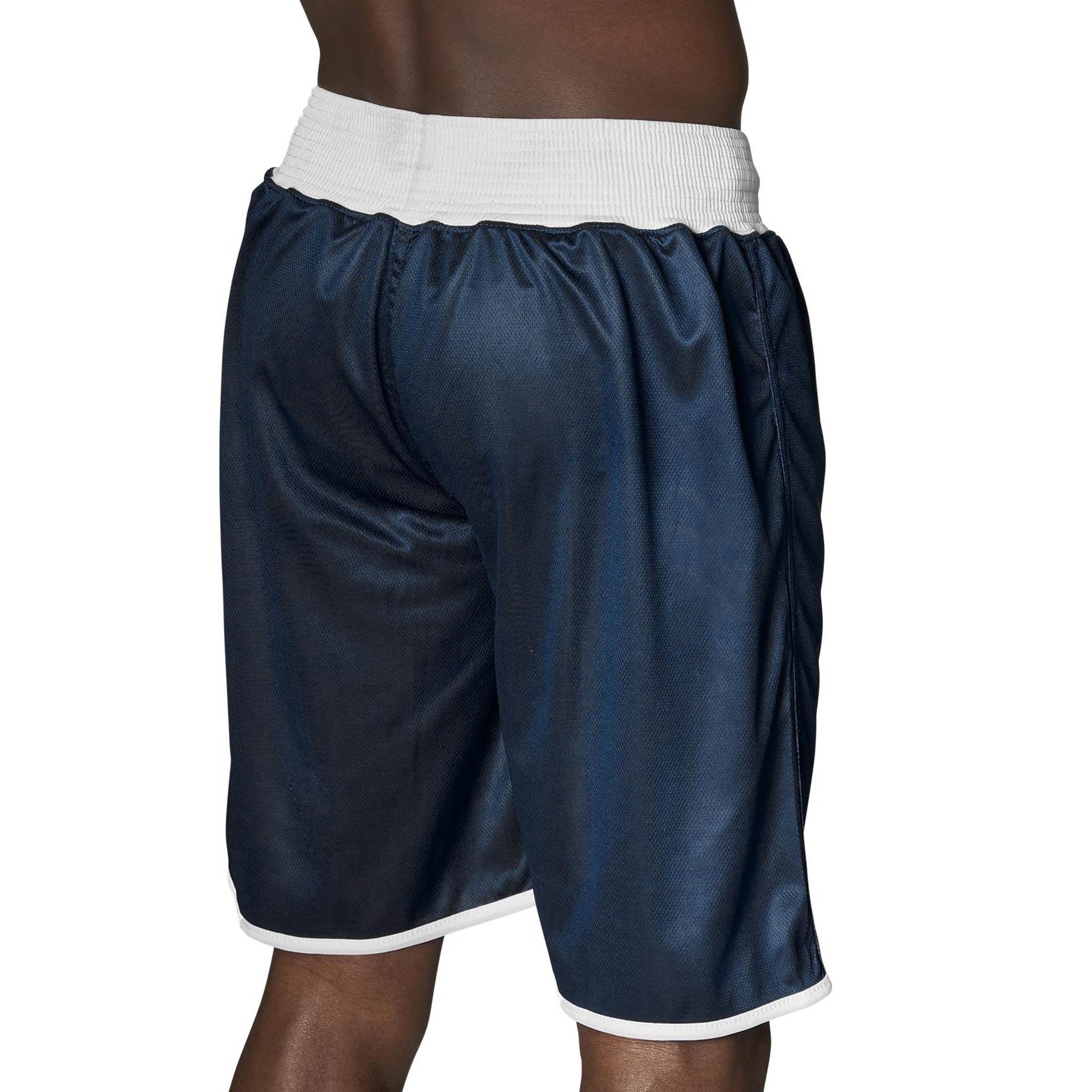 Pantaloncini Boxe Leone Double Reversibili Rossi Blu