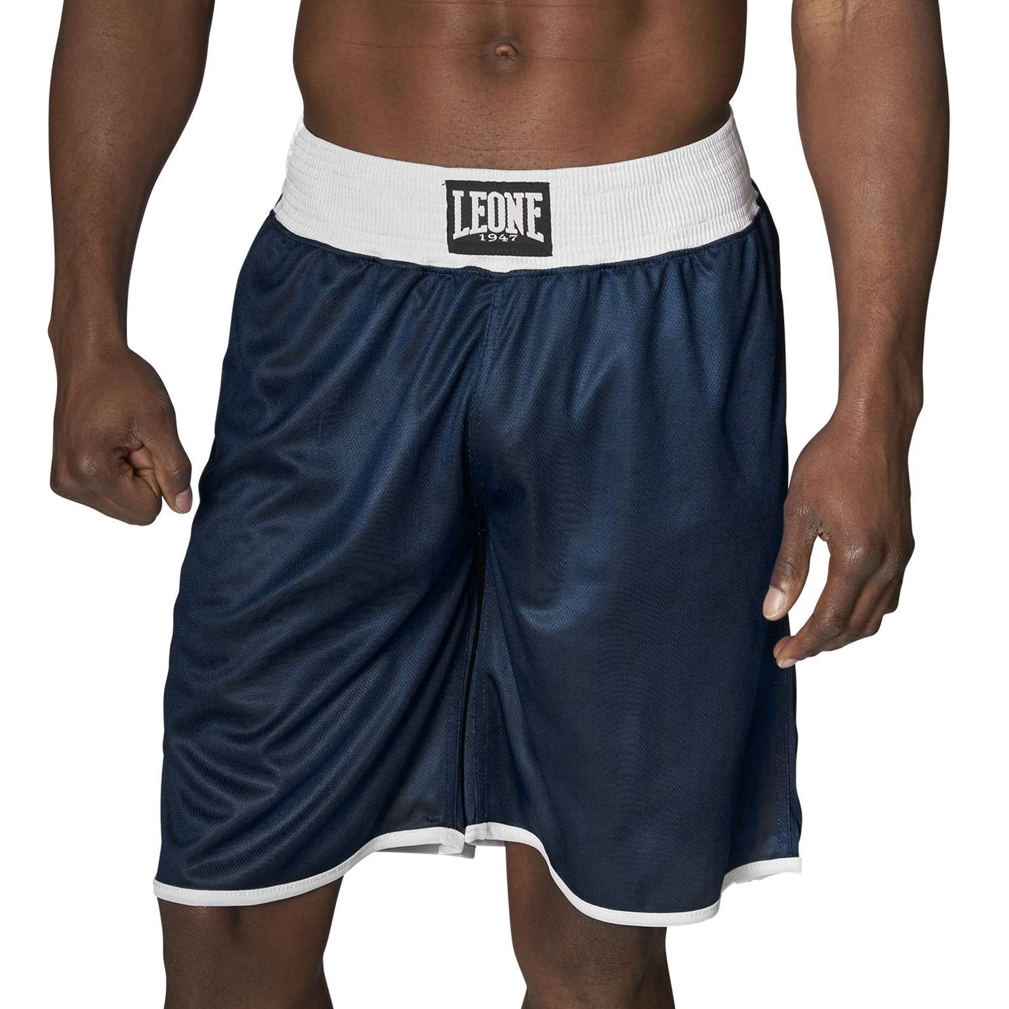 Pantaloncini Boxe Leone Double Reversibili Rossi Blu