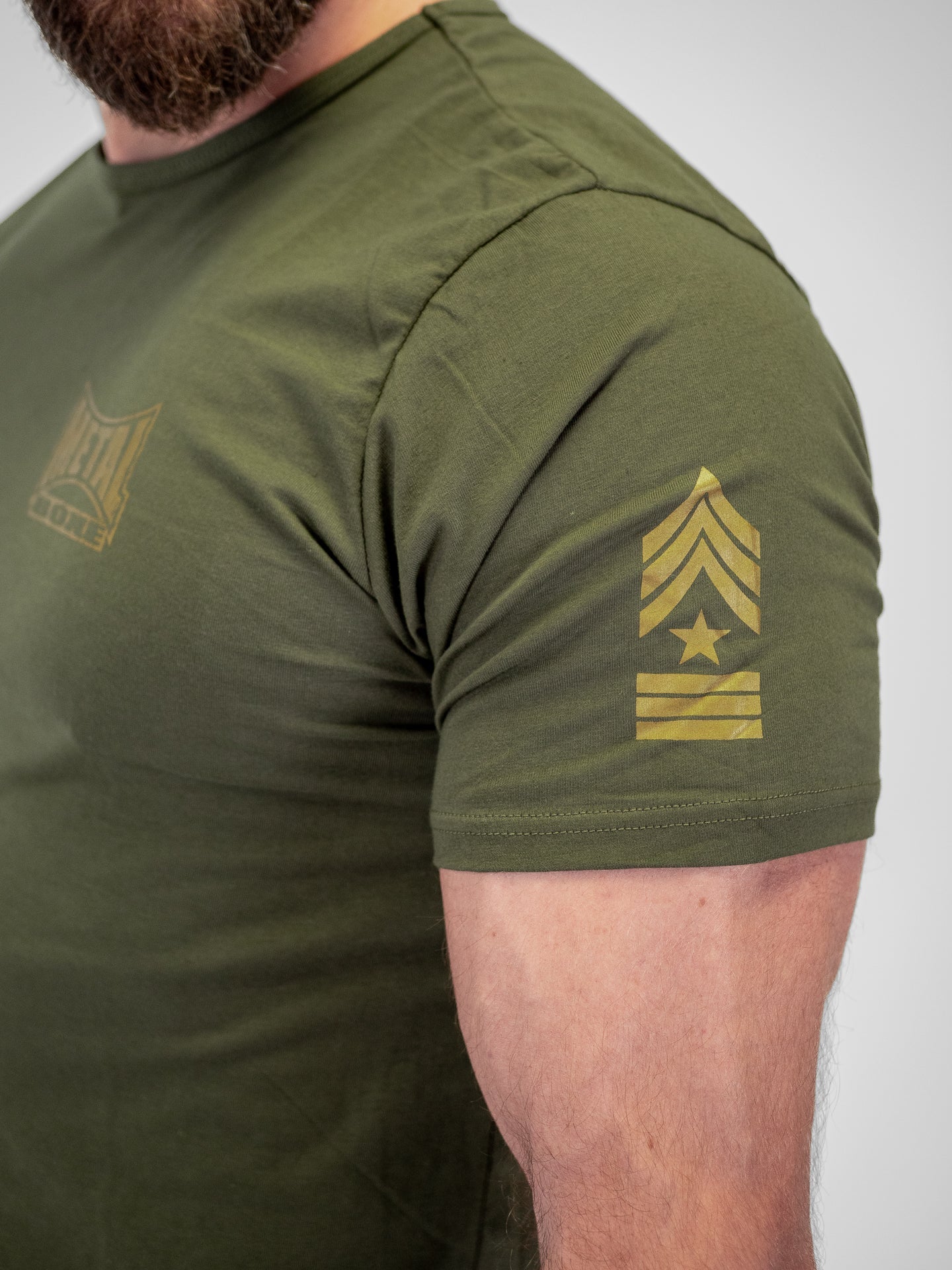 T-Shirt Metal Boxe Vintage Militärstil
