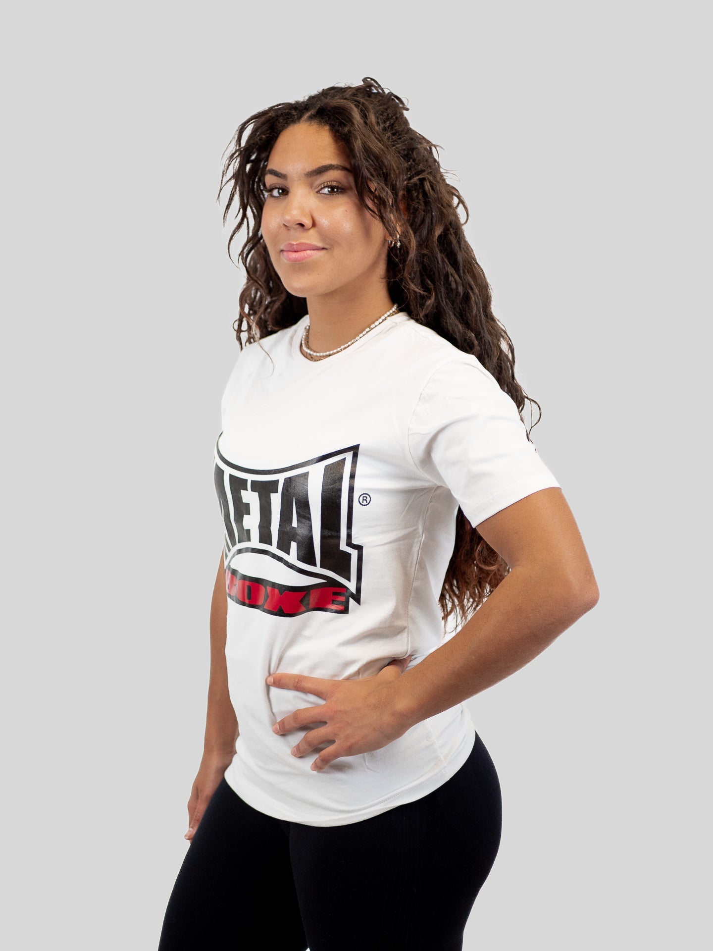 Camiseta Mujer Visual Boxe Metal Boxe