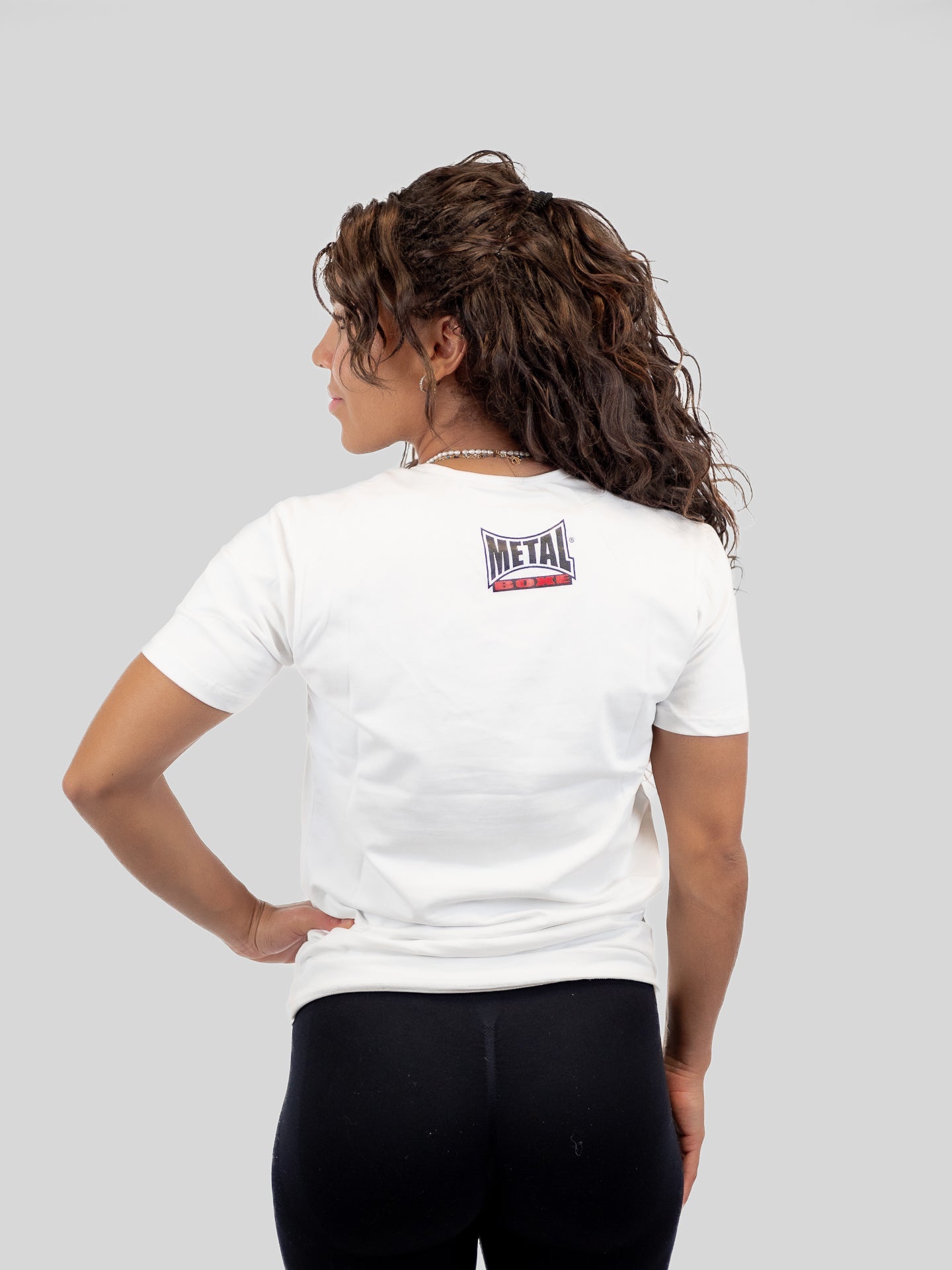 Camiseta Mujer Visual Boxe Metal Boxe