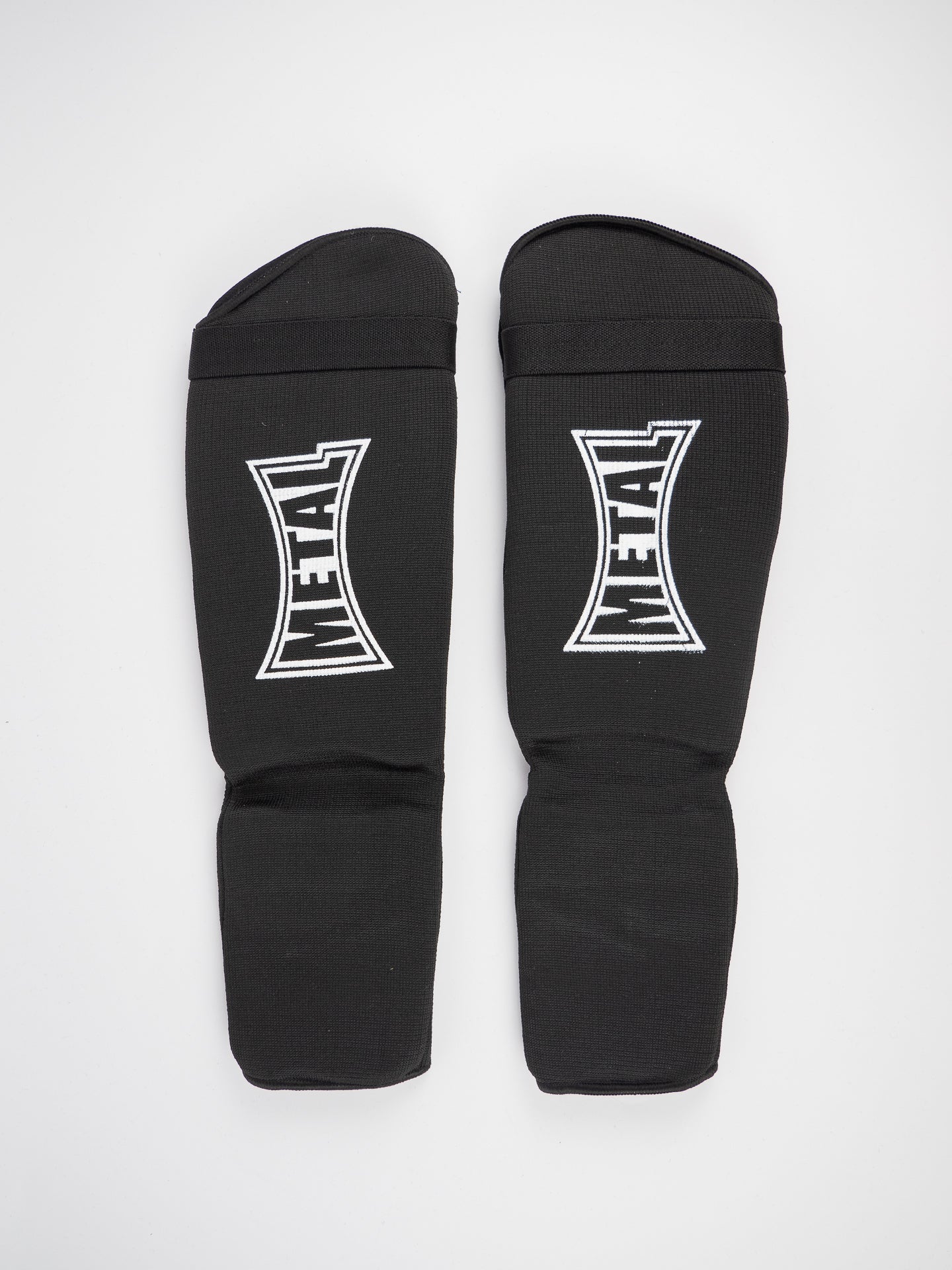 Protège-tibia avec protège-pied en chaussette Metal Boxe en coton