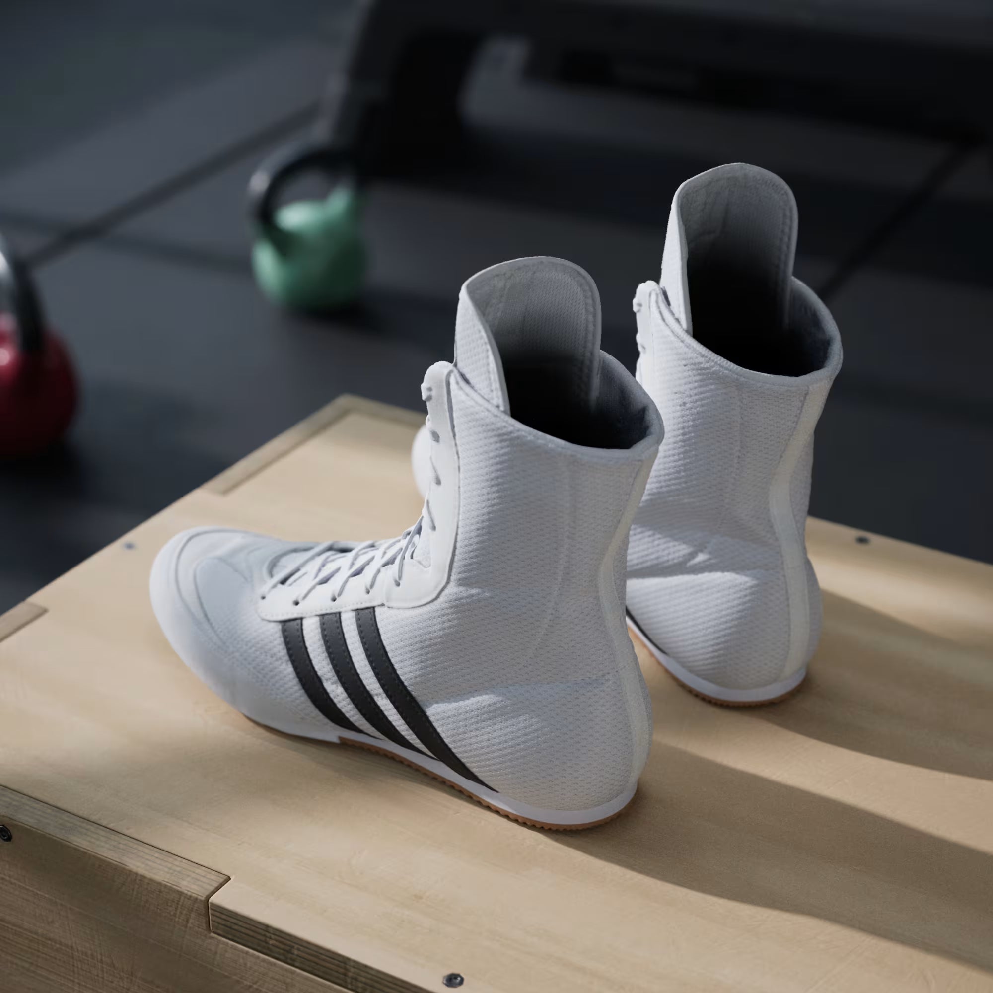 Scarpe Boxe Bianche Adidas Box Hog 2