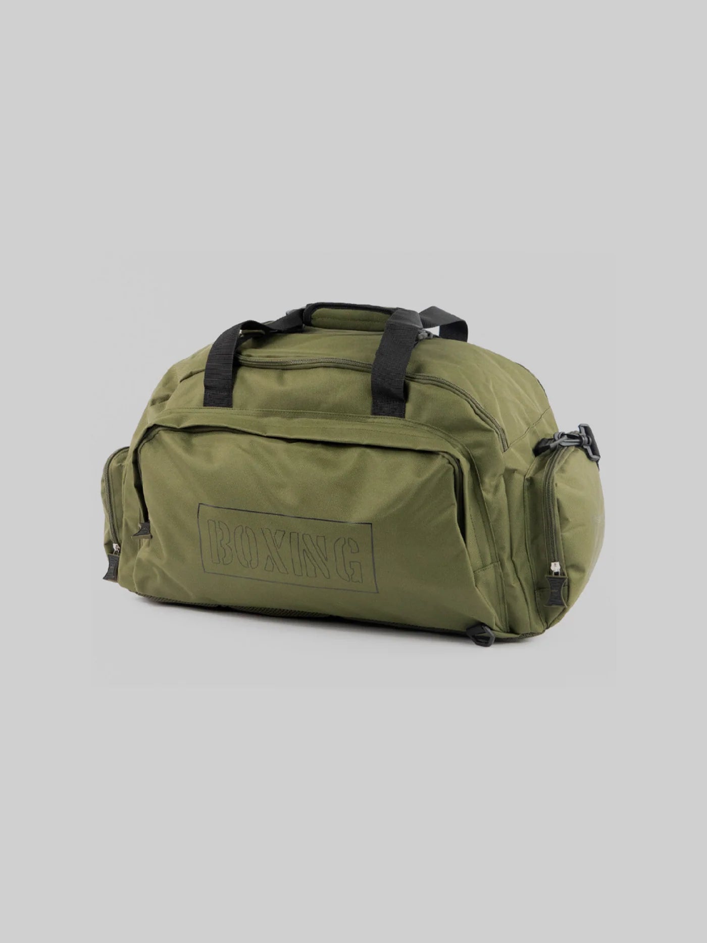Borsa sportiva Metal Boxe Khaki 40 litri con manici rinforzati e tracolla