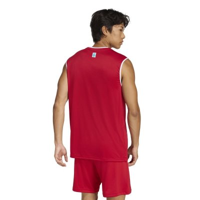 Canotta Wako Kick Light Adidas rossa vista posteriore ergonomica