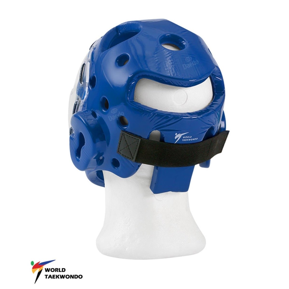 Retro-blauer elektronischer Daedo GEN 3-Helm mit WT-zugelassenem Schutzvisier