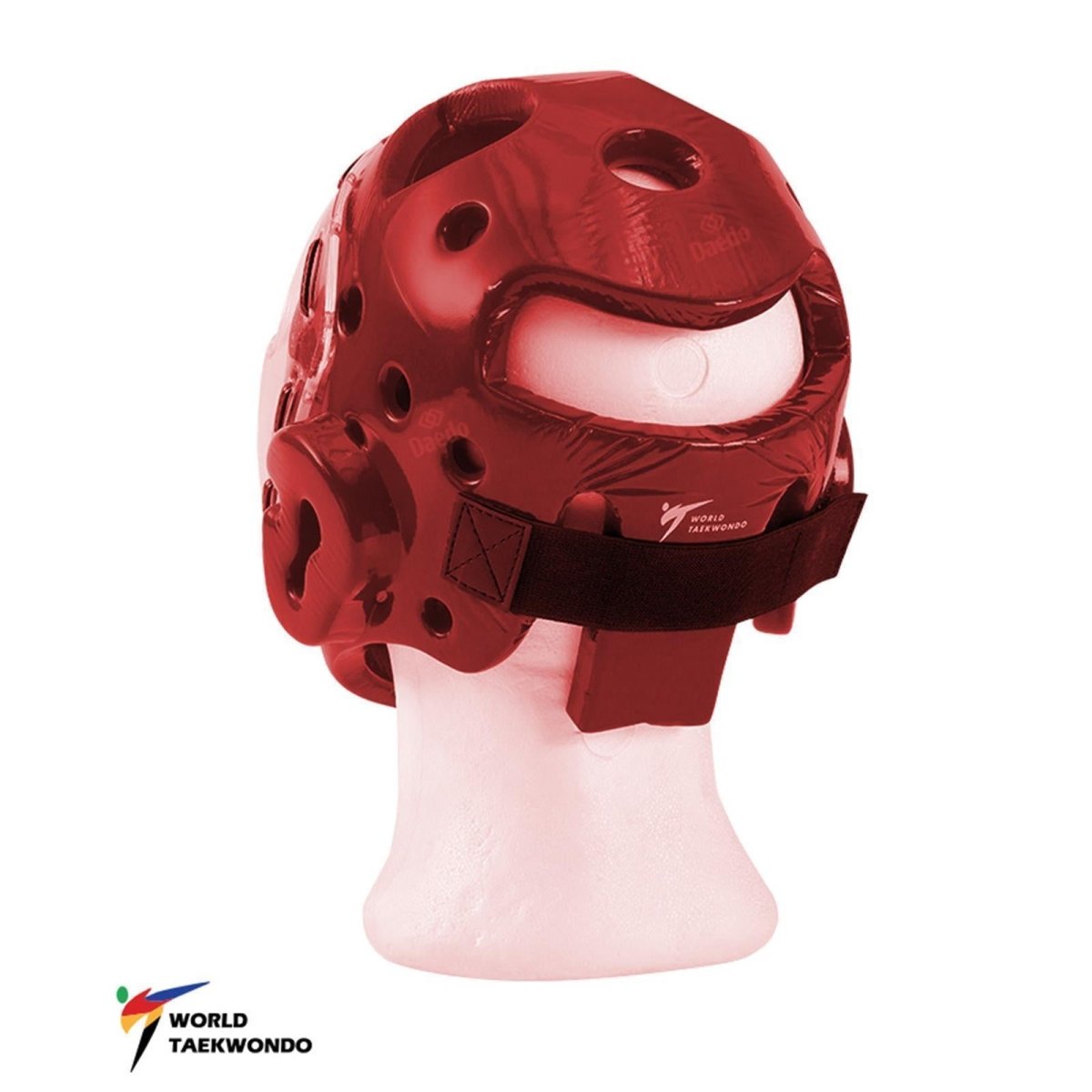 Retro Daedo GEN 3 roter elektronischer Helm mit WT-zugelassenem Schutzvisier
