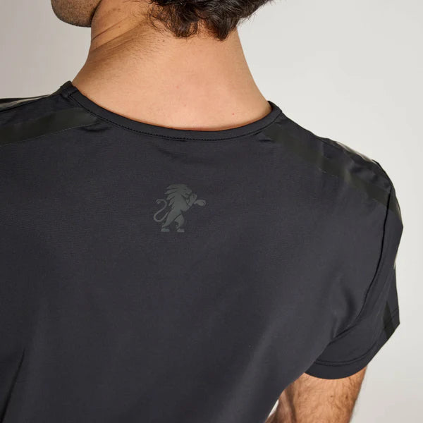 T-Shirt Tecnica Leone Black Lion Nera