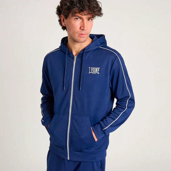 Felpa Leone con Cappuccio Classic Lightweight con Zip