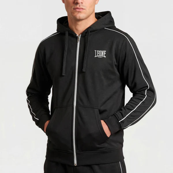 Felpa Leone con Cappuccio Classic Lightweight con Zip